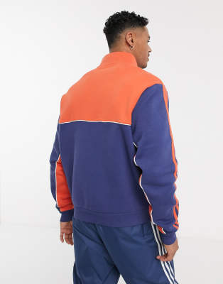 sweat zippé adidas homme