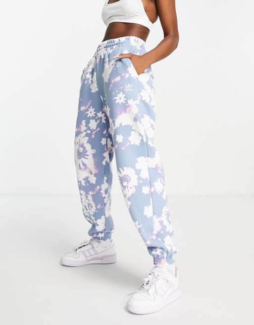 Adidas store floral sweatpants