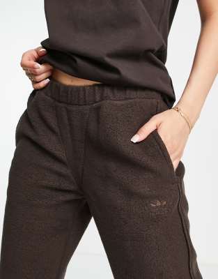 brown adidas sweatpants