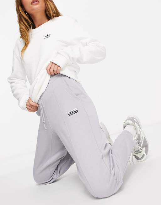 Adidas originals ryv online cuffed sweatpants in gray