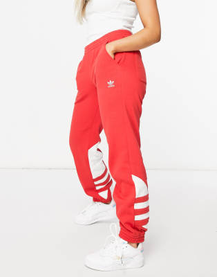 Red oversized sweatpants hot sale