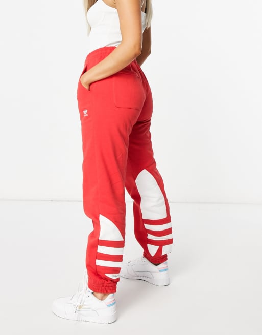 Adidas oversized hot sale track pants