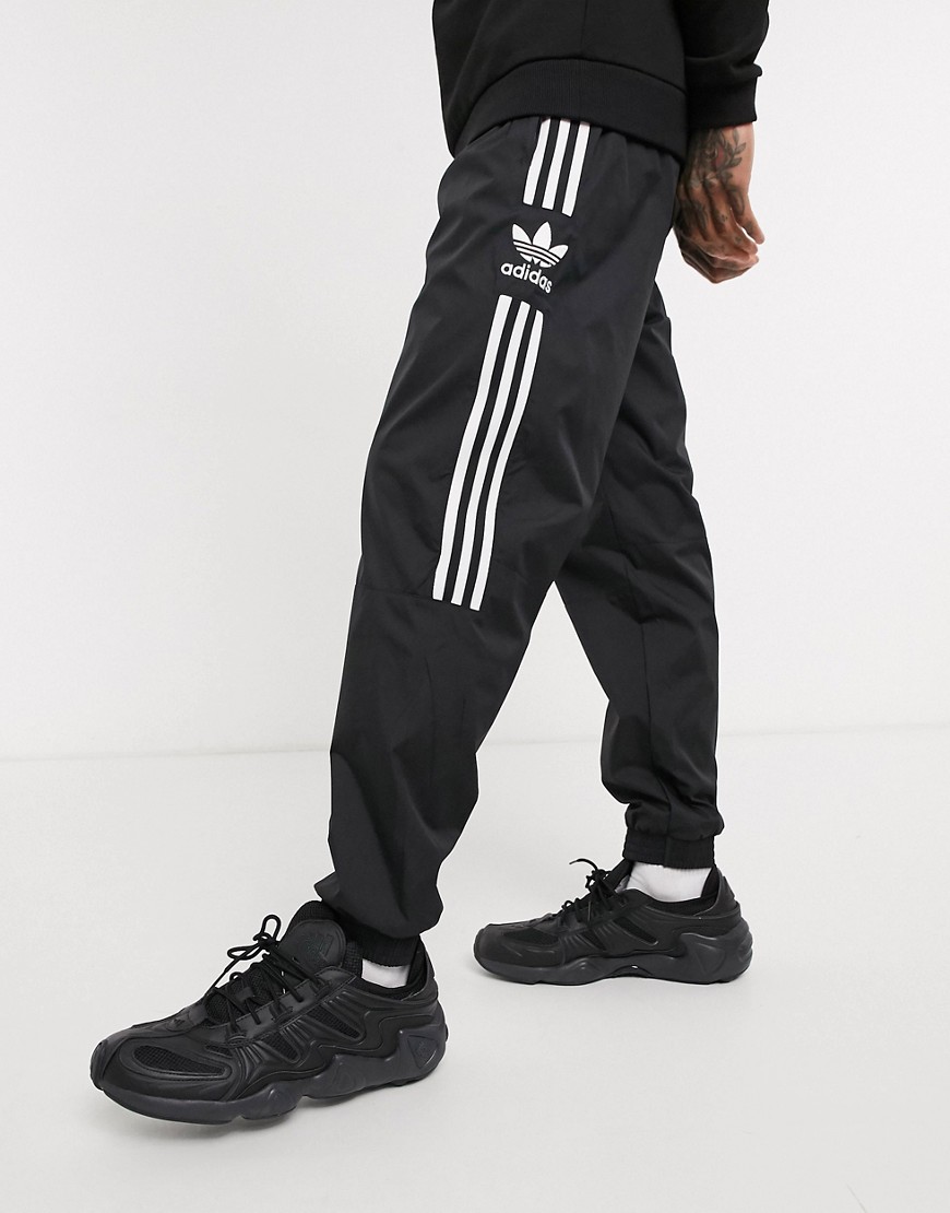 adidas Originals sweatpants with lock up logo black