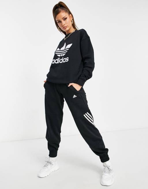 Ladies black adidas outlet jumper