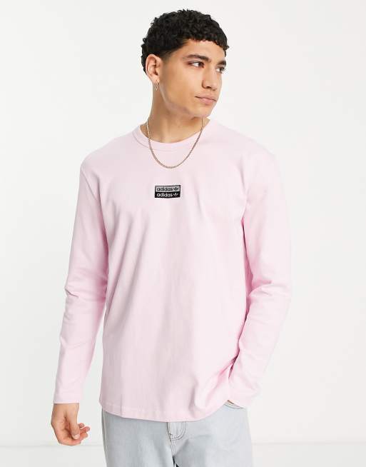 Mens pink sale adidas sweatshirt