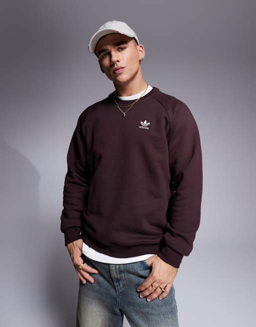 Brown adidas sweatshirt on sale