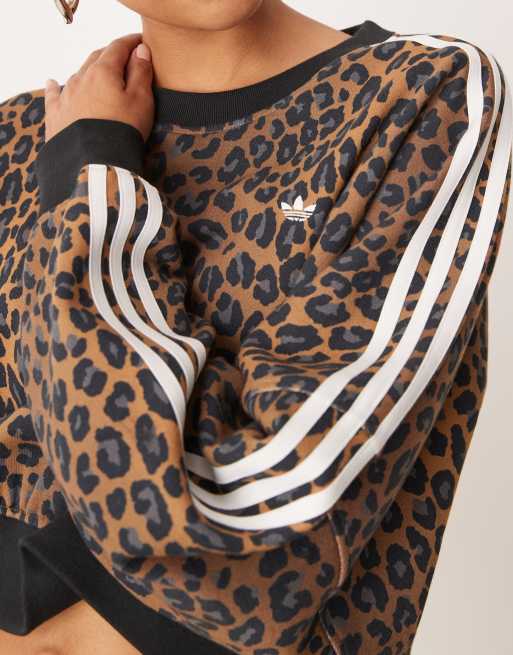 Animal Print Adidas Pullover Damen Muster Adidas Originals Damen