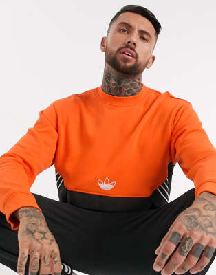 adidas originals orange sweatshirt