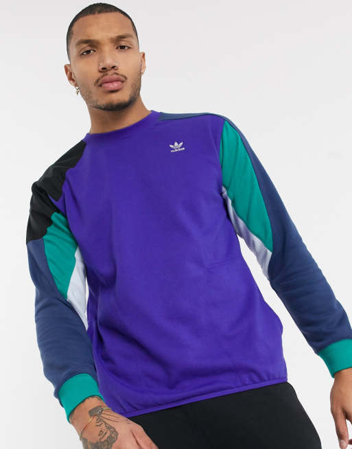 Adidas originals hotsell panel pullover hoodie