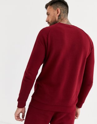burgundy adidas sweatshirt