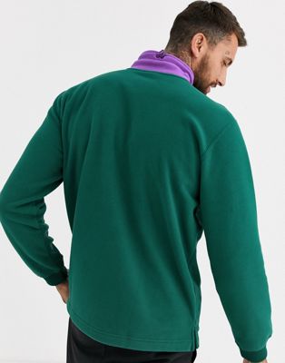 green adidas zip up hoodie