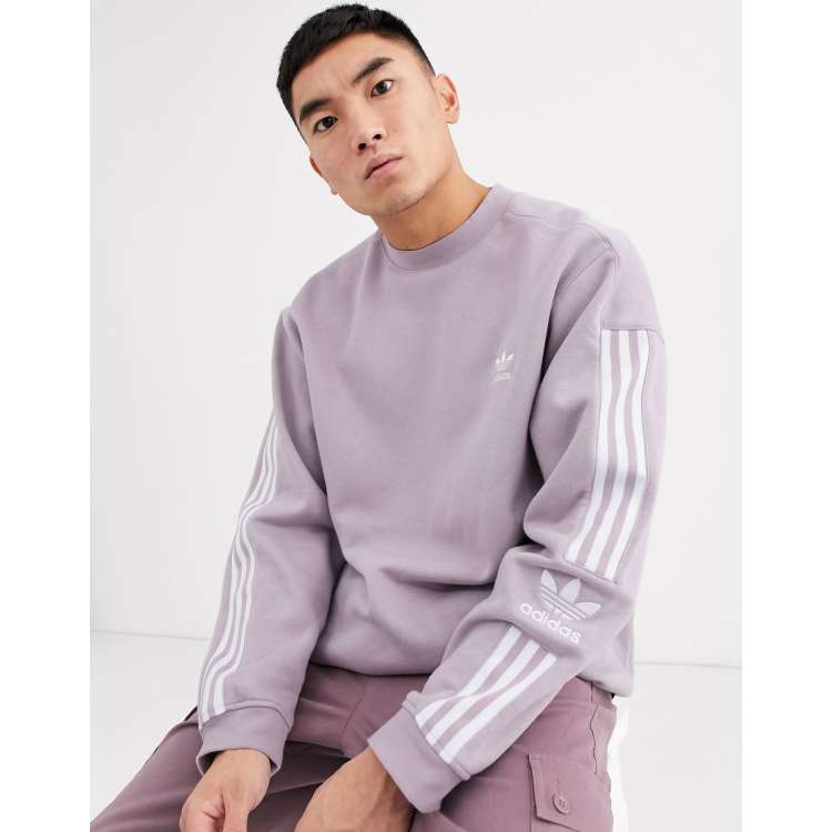 Adidas lock up logo crew store neck sweatshirt