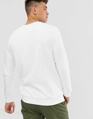 white adidas originals sweatshirt