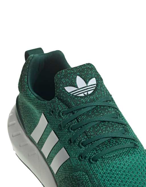 adidas Originals Swift Run 22 sneakers in green and white