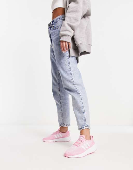 Adidas swift shop with jeans