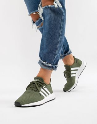 green adidas ladies trainers