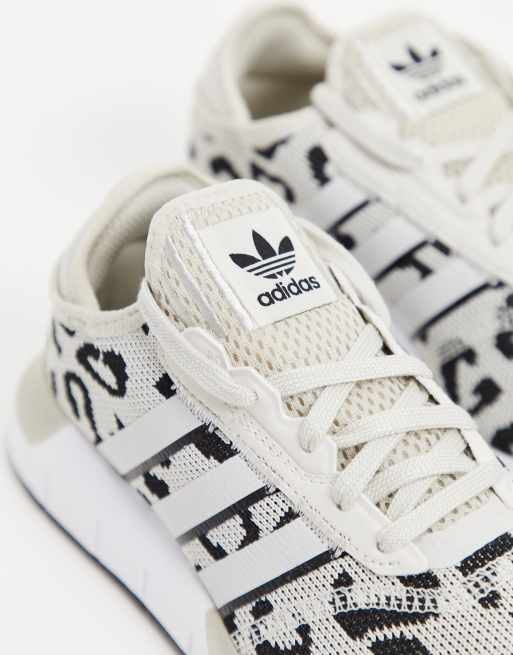 Adidas swift shop run sneaker leopard