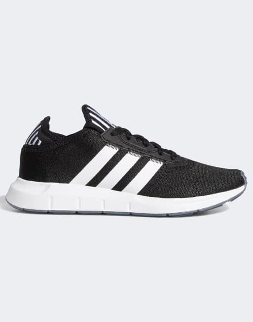 adidas Originals Swift Run Sneakers In Black | ASOS