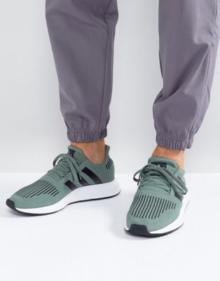 adidas Originals Swift Run Sneakers In Green CG4115 | ASOS
