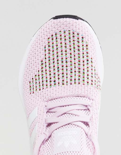 Adidas originals swift run sneakers in pink on sale multi