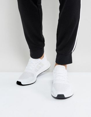 adidas originals white swift run sneakers