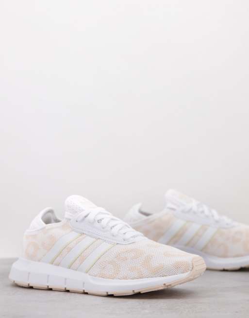 adidas swift run leopard print trainers