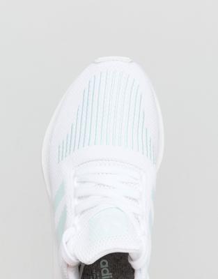 adidas swift run white and mint