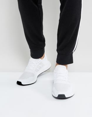 mens white adidas swift run