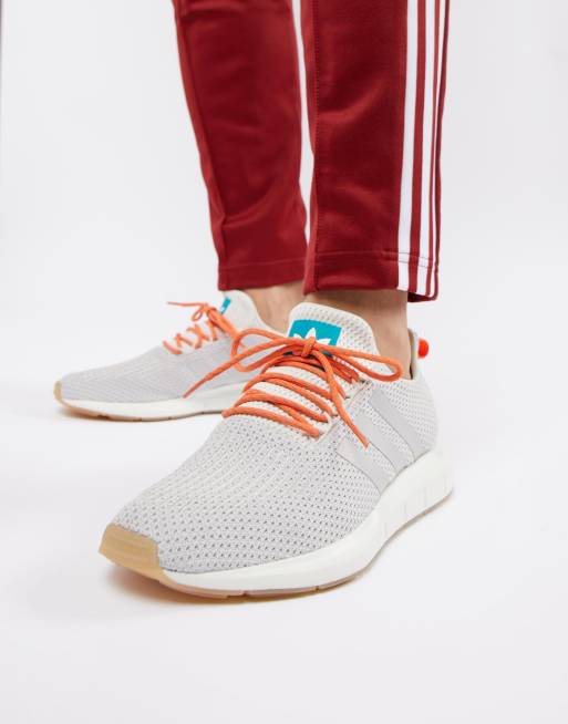 Adidas originals swift run summer trainers discount in orange cq3086