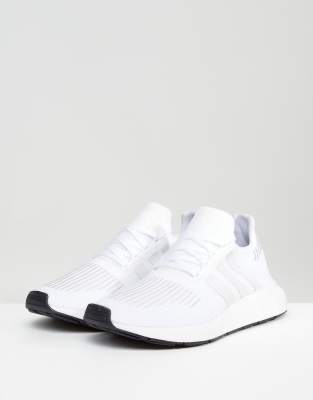 white swift run trainers