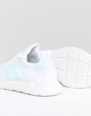 adidas swift run white with black stripes