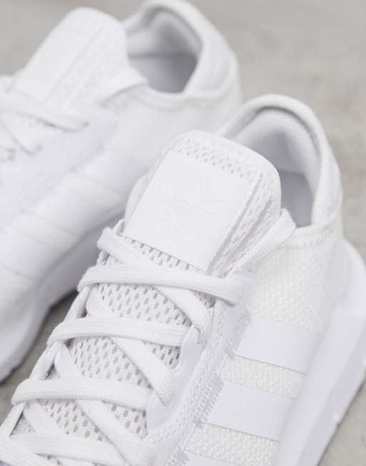 Adidas swift triple white best sale