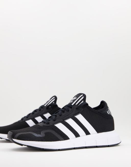 Atomisk Estate bille adidas Originals Swift Run X sneakers in black | ASOS