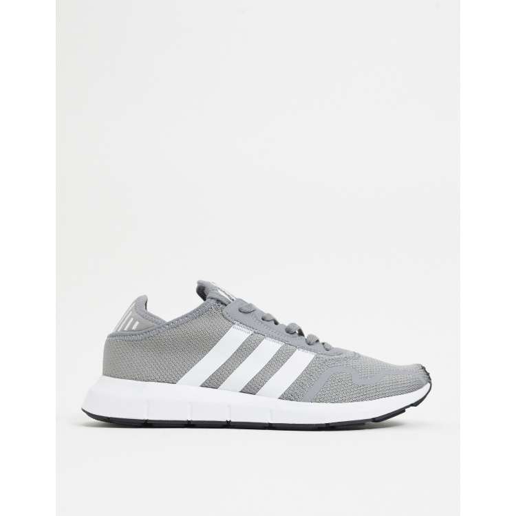 adidas Originals Swift Run X sneakers in gray and white