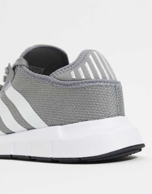 adidas Originals Swift Run X sneakers in gray and white