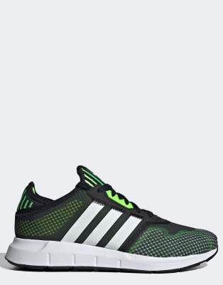 adidas Originals Swift Run X sneakers in green-Black