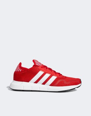 adidas Originals Swift Run X sneakers in red and white