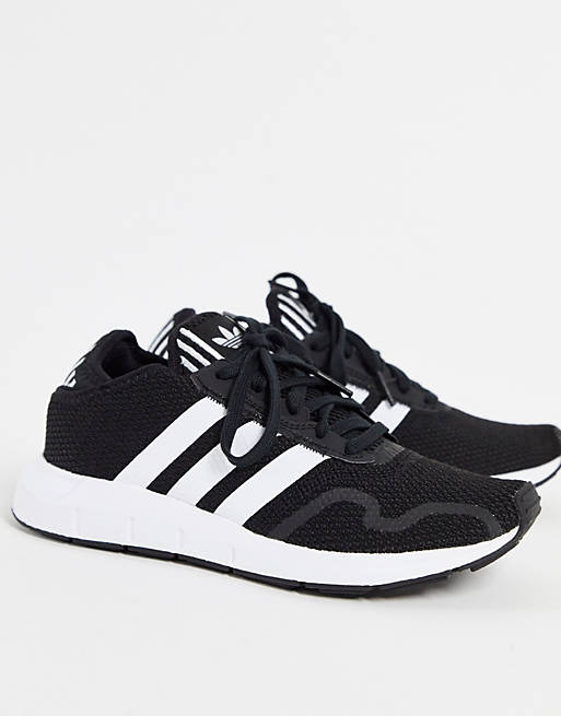 Sportswear adidas Originals Swift Run X trainers in black and white 