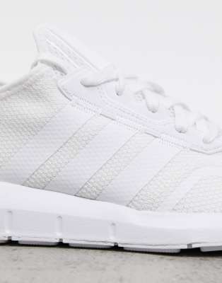 adidas originals swift run sneakers in triple white