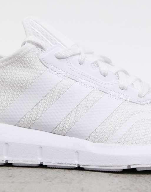 Adidas white swift run hotsell trainers womens