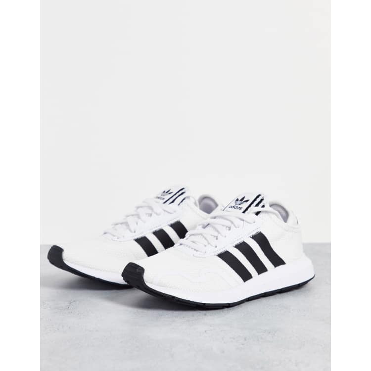 adidas Originals Swift Run X trainers in white and black ASOS