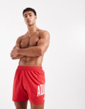 [adidas Originals] adidas Originals swim shorts in red L Pure Ruby / White