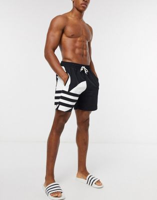 adidas trefoil swim shorts