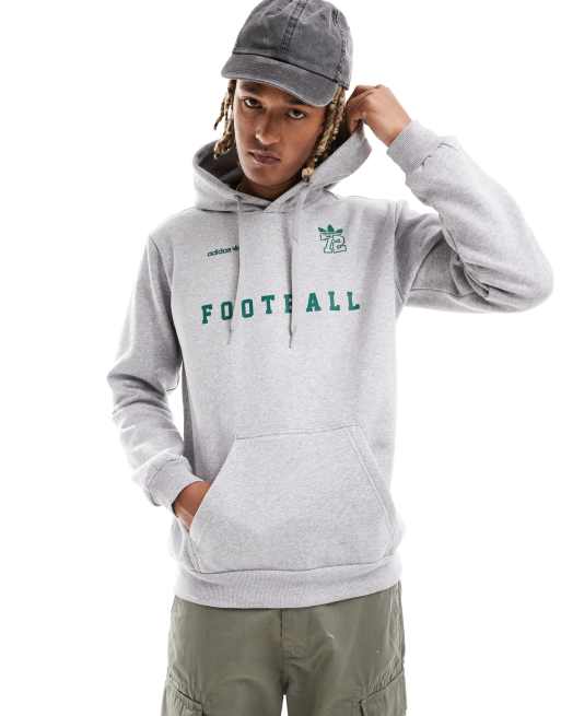 adidas Originals – Szara bluza z kapturem z nadrukiem 72