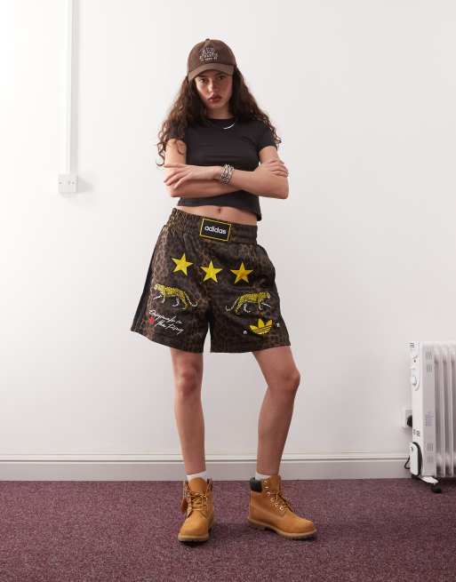 adidas Originals – Szorty bokserskie w panterkę