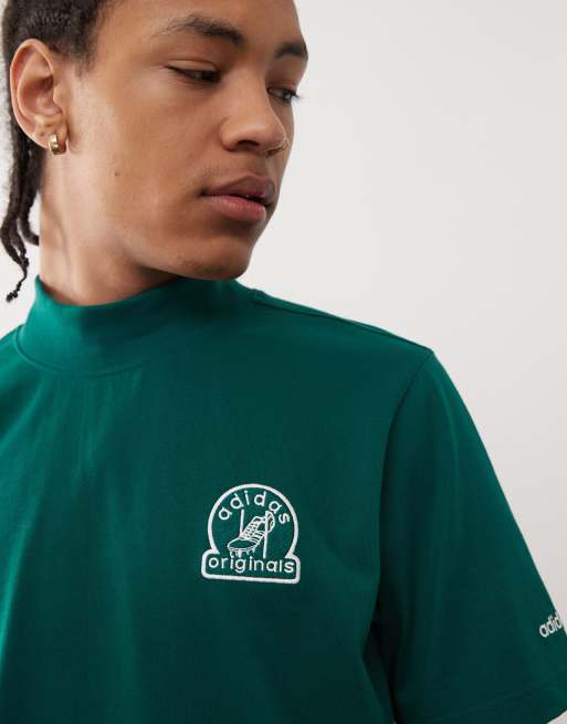 adidas Originals - T-shirt à imprimé graphique - Vert
