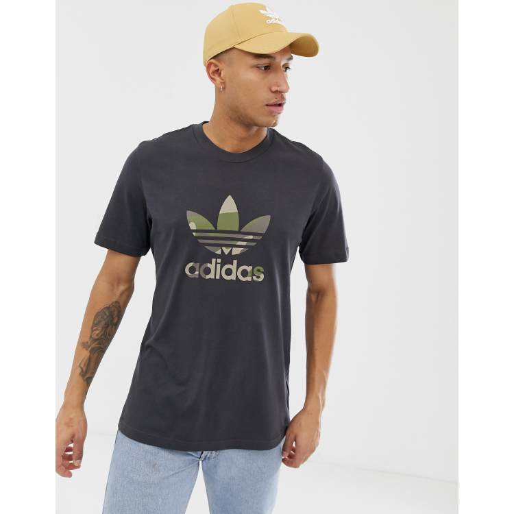 adidas camo trefoil t shirt