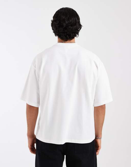 adidas Originals - T-shirt basic oversize bianca, 3 di 5
