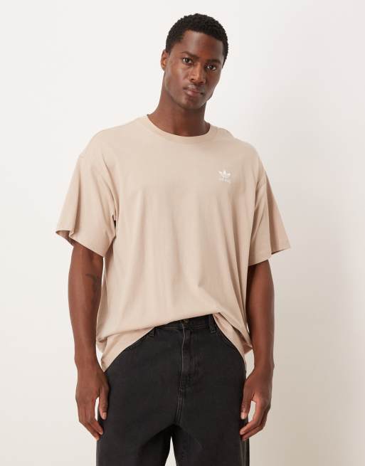 adidas Originals - T-shirt basic oversize color pietra