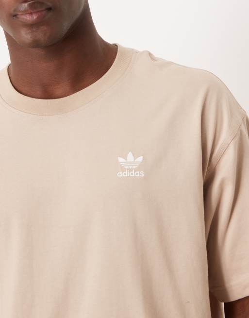 adidas Originals - T-shirt basic oversize color pietra, 5 di 5